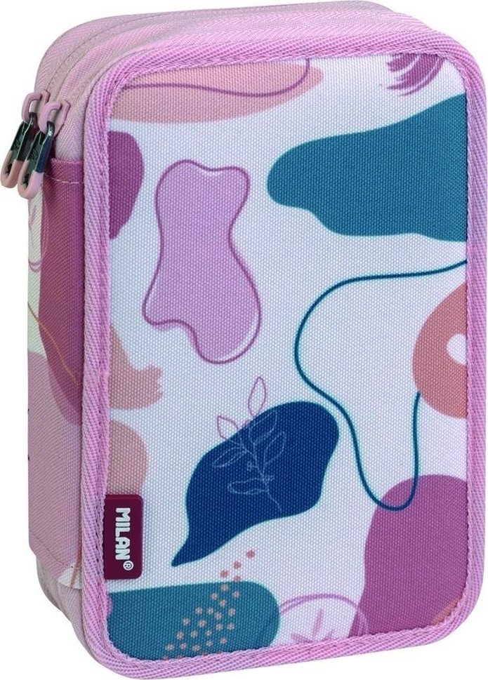 Piórnik Milan Piórnik 2 poz. z wyposażeniem Slow różowy MILAN