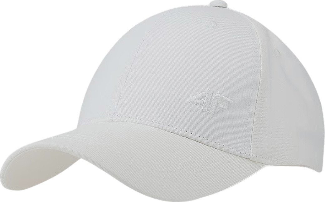 Czapka z daszkiem 4F U367 złamana biel 4FWSS25ACABU367 11S S/M