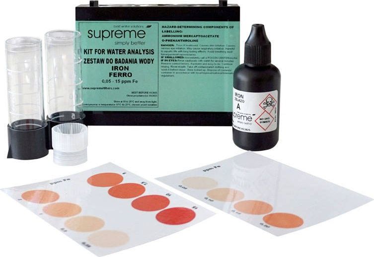 Supreme Profesjonalny tester kropelkowy na zawartość żelaza