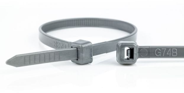 WKK 110226871 opaska kablowa Zwalniana opaska kablowa Plastik Szary 100 szt.