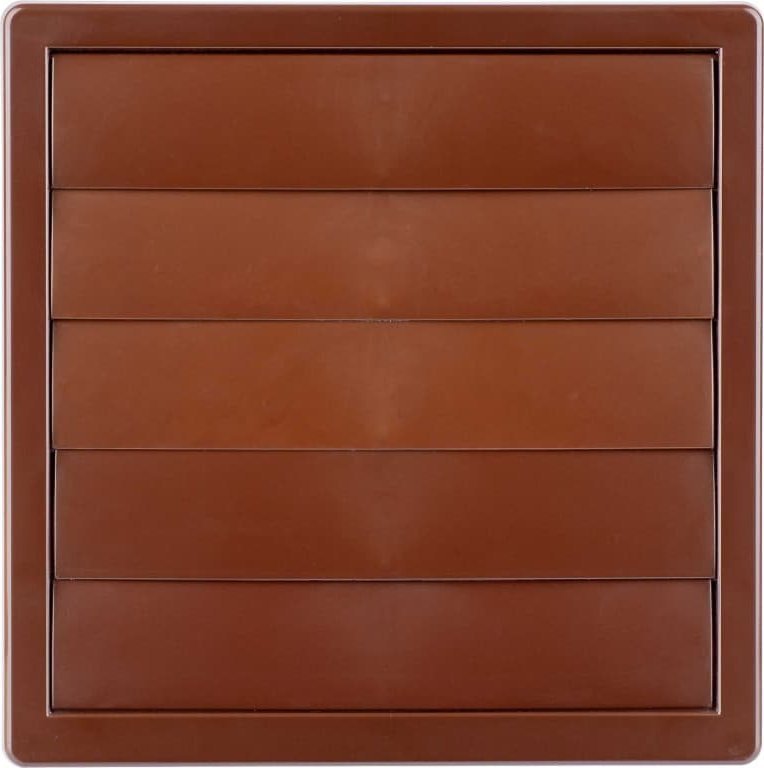 airRoxy Kratka z żaluzją 170x170 średnica 150 brąz 02-303