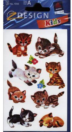 Avery Zweckform Naklejki papierowe Kotki (106398)