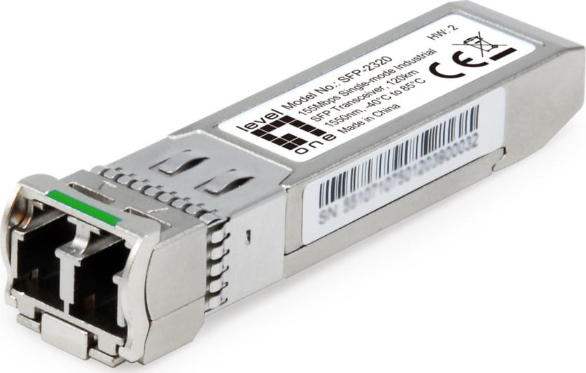 Moduł SFP LevelOne LevelOne SFP-2320 moduł przekaźników sieciowych Swiatłowód 155 Mbit/s 1550 nm