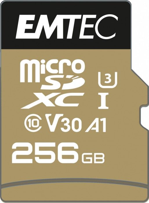 Karta Emtec Speedin Pro MicroSDXC 256 GB Class 10 UHS-I/U3 A1 V30 (ECMSDM256GXC10SP)