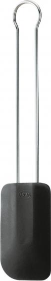 Rosle skrobak do patelni 26 cm silikonowy/RVS czarny