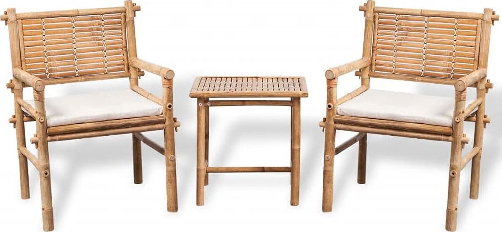 Elior Zestaw drewnianych mebli ogrodowych - Della (E4187vidaxl_41892)