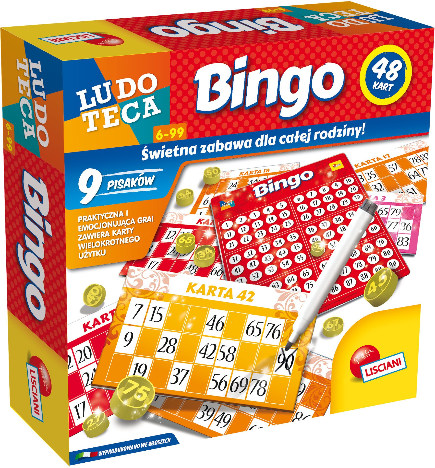 Lisciani Gra planszowa Ludoteca - Bingo