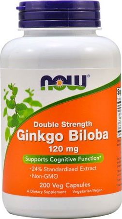 NOW Foods NOW Foods Ginkgo Biloba 120mg 200 kaps. - NOW/484