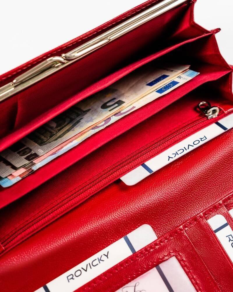 4U Cavaldi Skórzany portfel damski na zatrzask - 4U Cavaldi NoSize