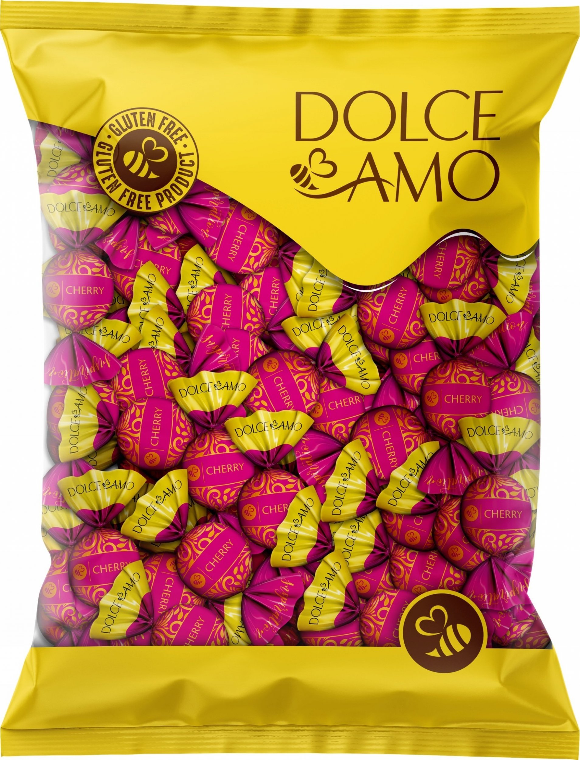 Pszczółka Pszczółka Czekoladki z nadzieniem o smaku wiśniowym 1kg