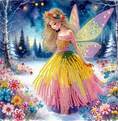 Norimpex *****Diament.mozaika 23x30 Zimowa wróżka 2000638