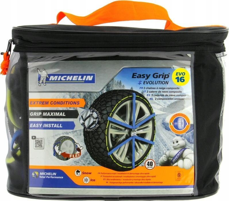 Michelin Łańcuchy Śniegowe na Opony Samochodowe Michelin Easy Grip EVOLUTION 16