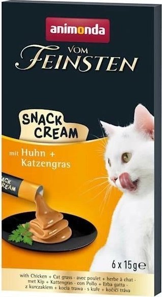 Animonda ANIMONDA KOT V.FEINSTEN SNACK CREAM Z KURCZAKIEM 6x15g /11