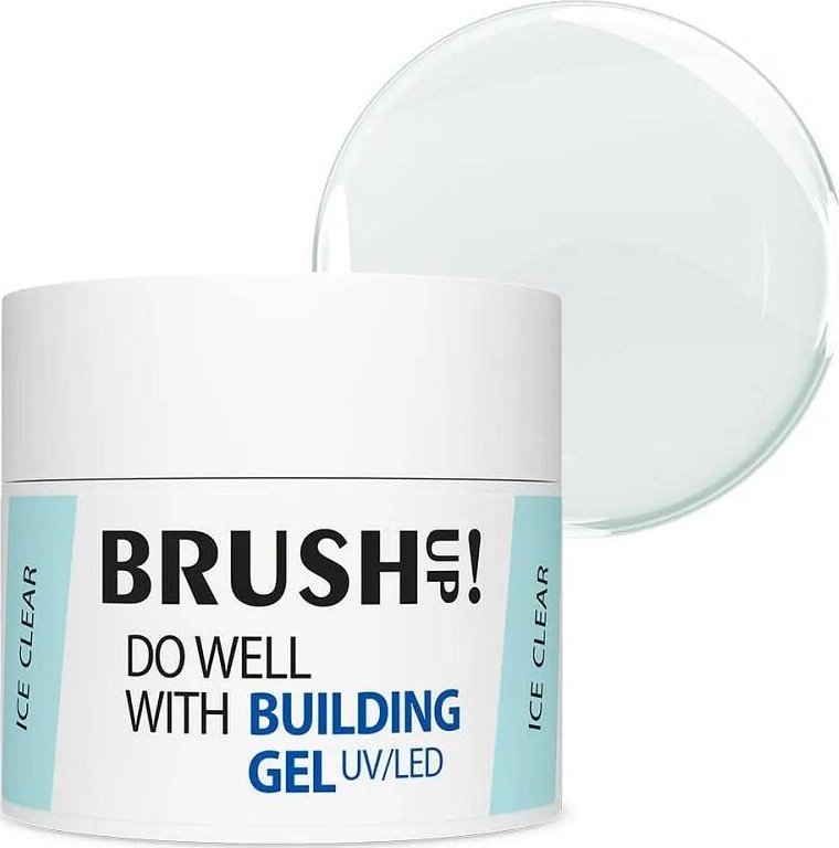 Silcare BrushUp! Do Well with Building Gel żel budujący do paznokci Ice Clear 12g