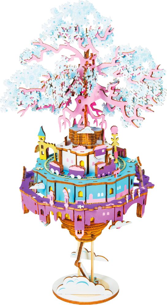 Robotime Technology ROBOTIME Drewniany Model Puzzle 3D Pozytywka Miasto