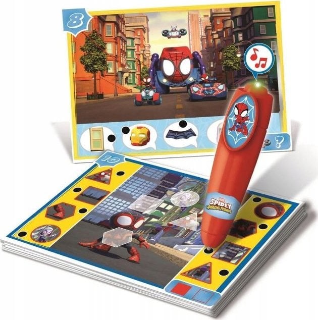 Clementoni Gra Interaktywny Quiz Spidey