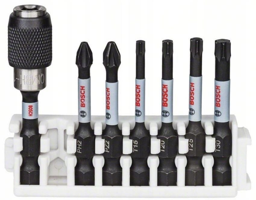 7PC Impact 50mm PH2,PZ2,T15-30+Uch.magn.