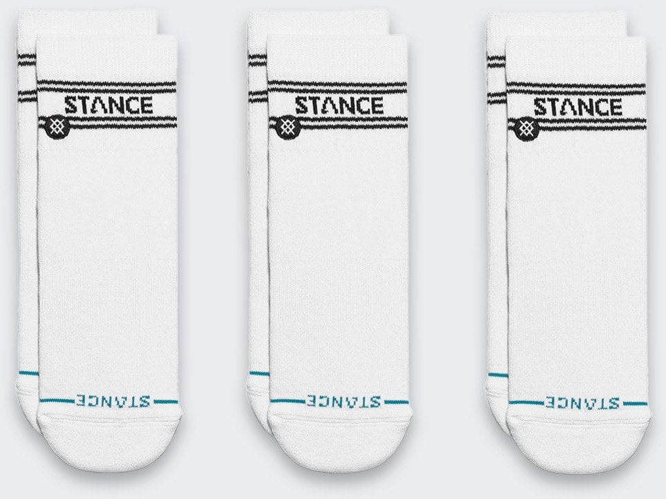 Skarpety Stance Basic Quarter 3 pary White