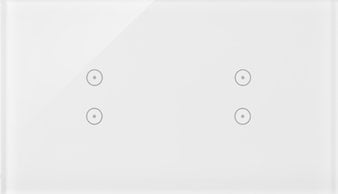 Kontakt-Simon Panel dotykowy Kontakt-Simon 54 Touch DSTR233/70 dwa moduły dwa pola dotykowe pionowe dwa pola dotykowe pionowe biała perła