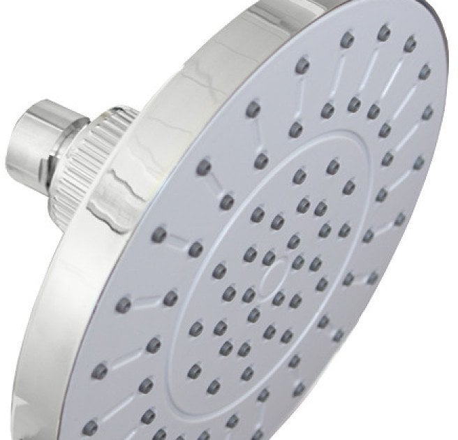 Shower head RUBINETA COMET, with self-cleaning system, chrome