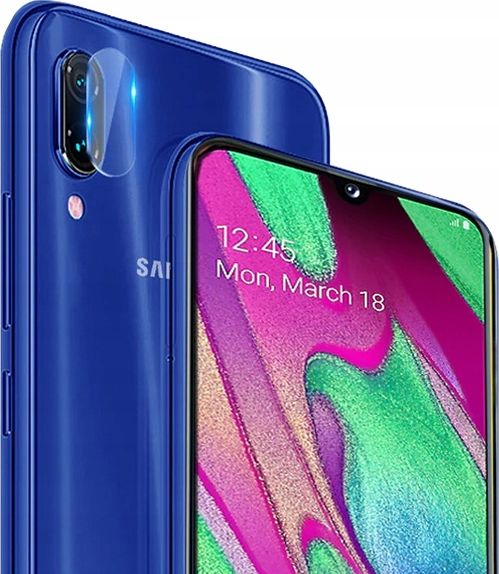 etumi Szkło Na Aparat Obiektyw Do Samsung Galaxy A40 9H Szkło Hartowane Glass Ochrona Na Obiektyw Tył 9H Zestaw Glas0195