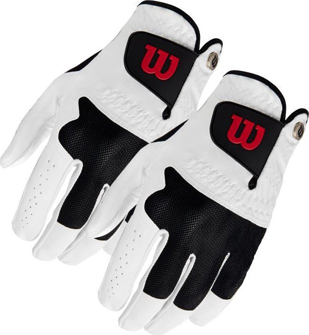 Wilson Staff morele Rękawice golfowe WILSON ADVANTAGE MLH (2-pak, skóra, biała, rozm. XL)