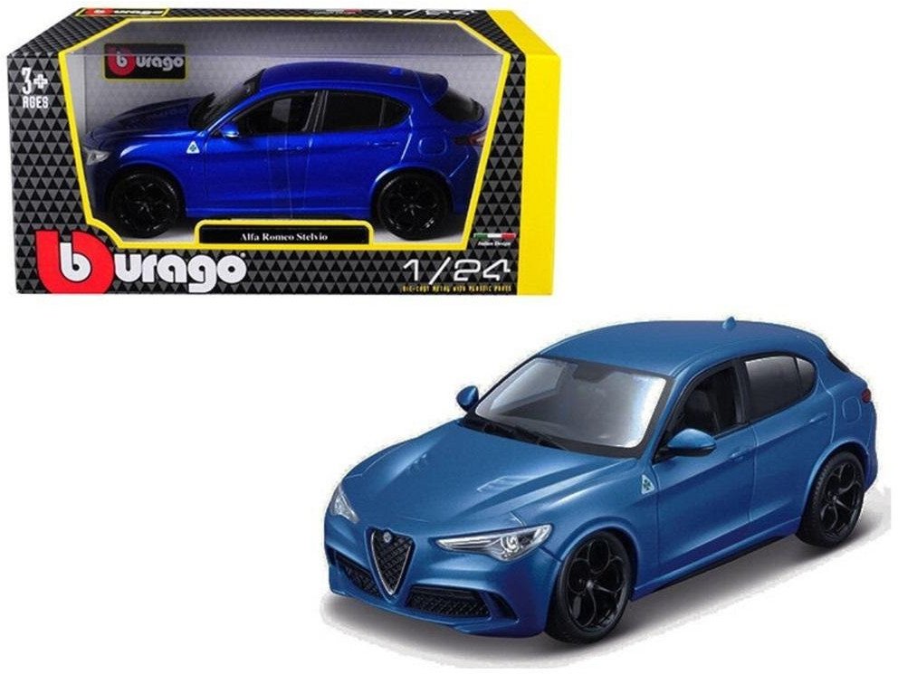 Bburago Alfa Romeo Stelvio Blue 1:24 BBURAGO NIEBIESKI
