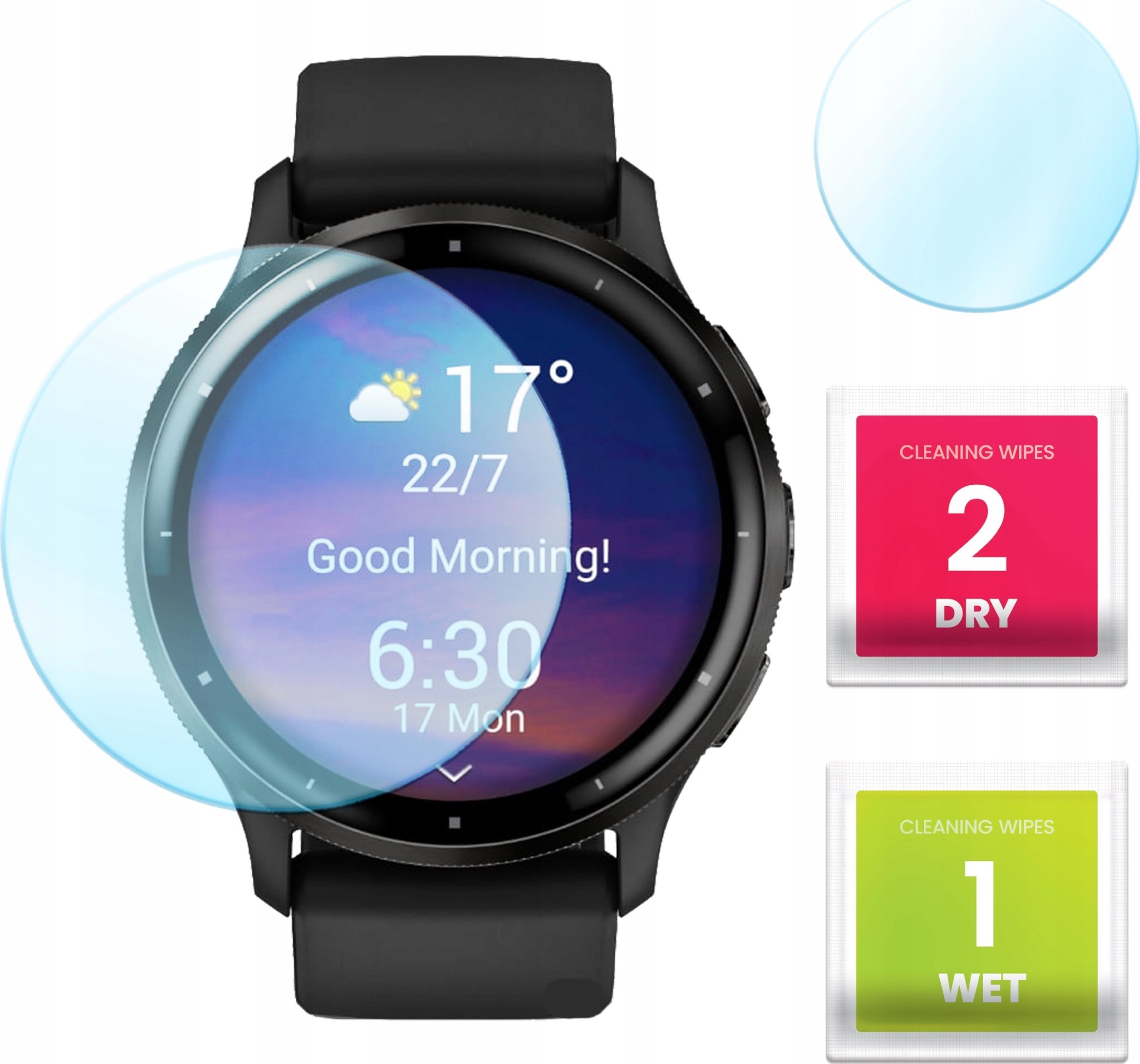 Hello Case Szkło Hybrydowe do Garmin Venu 3 (Szybka, Szkiełko, Ochronne, Odporne)