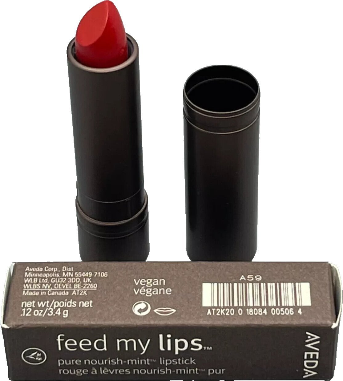 Aveda Aveda, Feed My Lips, Natural, Matte, Cream Lipstick, 20, Goji, 3.4 ml For Women
