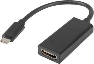 Adapter USB Lanberg USB-C - HDMI Czarny (AD-UC-HD-01)