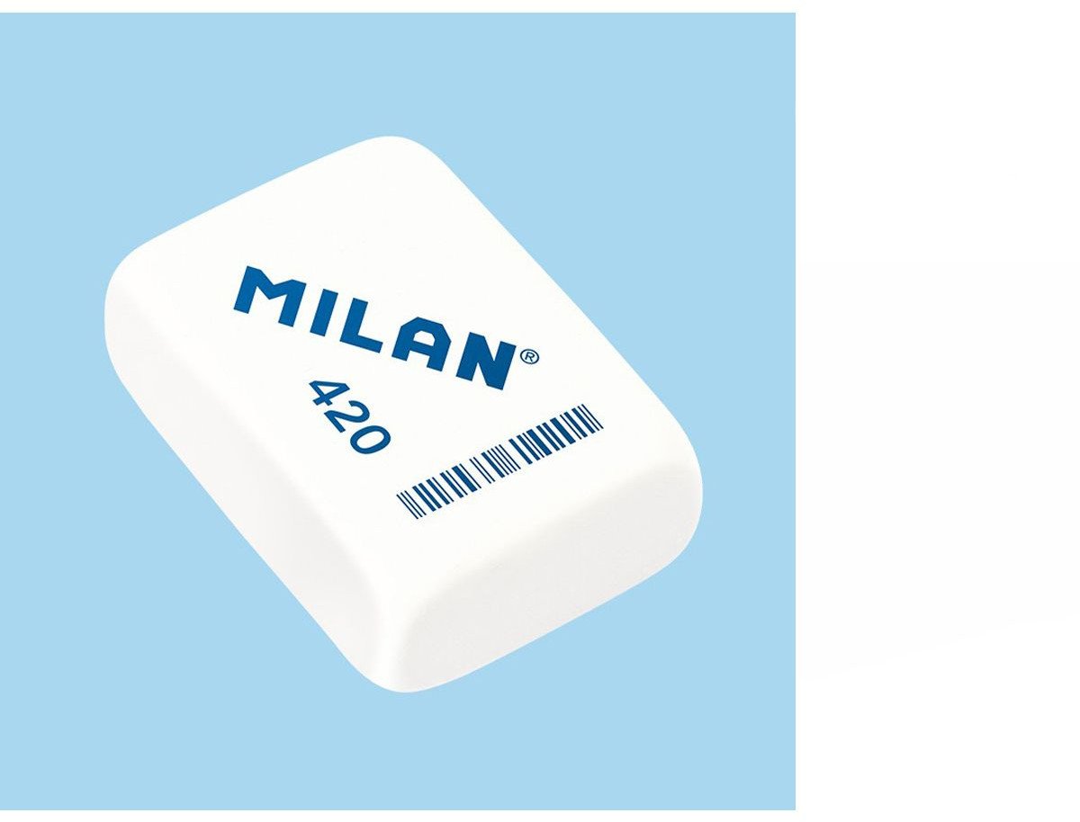 Gumka syntetyczna architekt 2 kolory (20szt) MILAN