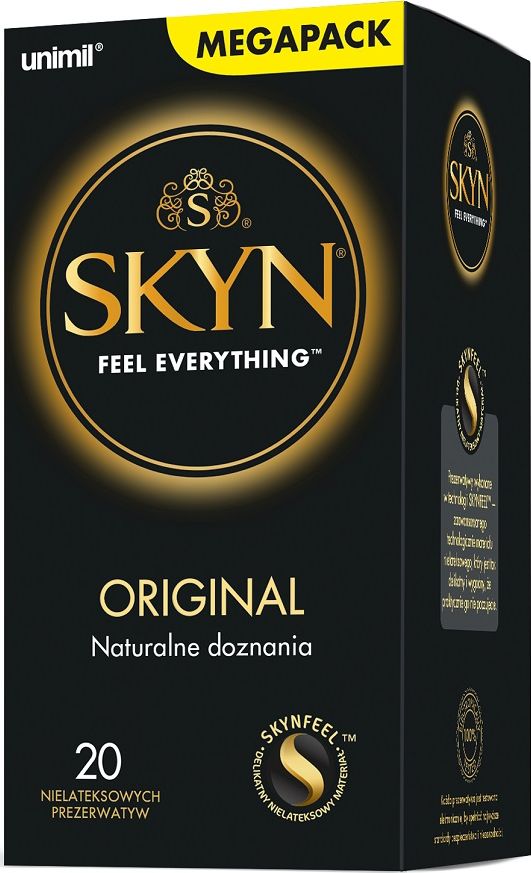 UNIMIL Prezerwatywy Skyn Feel Everything Original 20 szt.