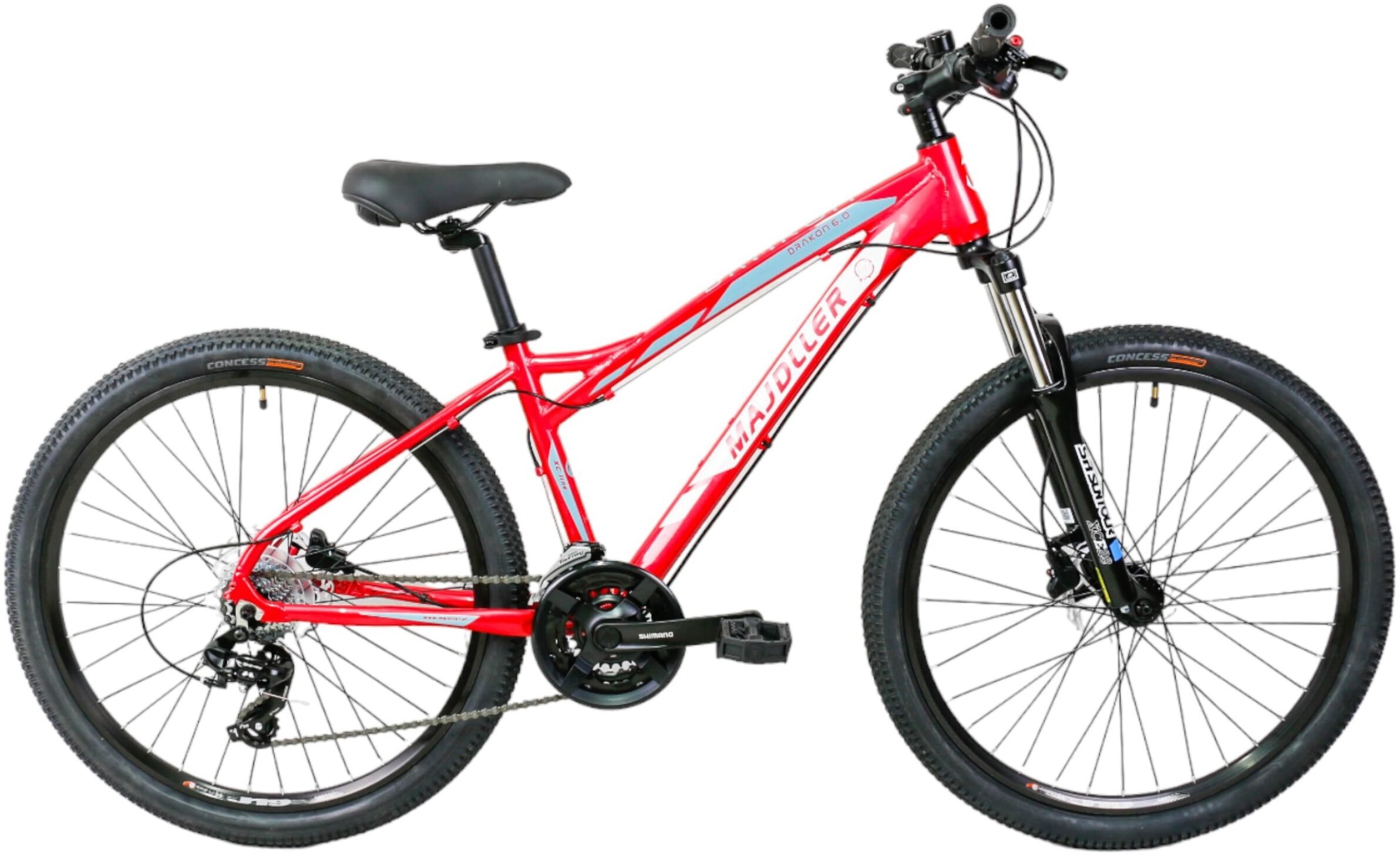 Omnigena Majdller Drakon 6.0 lekki MTB 26 z hydraulicznymi hamulcami Shimano Wybierz rozmiar ramy: 15" (38cm), Wybierz kolor: Róż/malina połysk