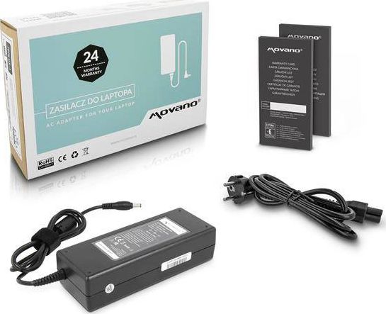 Zasilacz do laptopa Movano 125 W, 2.5 mm, 8 A, 15.6 V (ZZ/PA1568)
