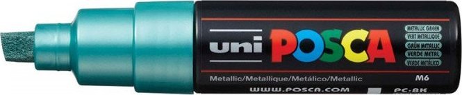 Uni MARKER PLAKATOWY UNI POSCA PC-8K METALLIC ZIELONY