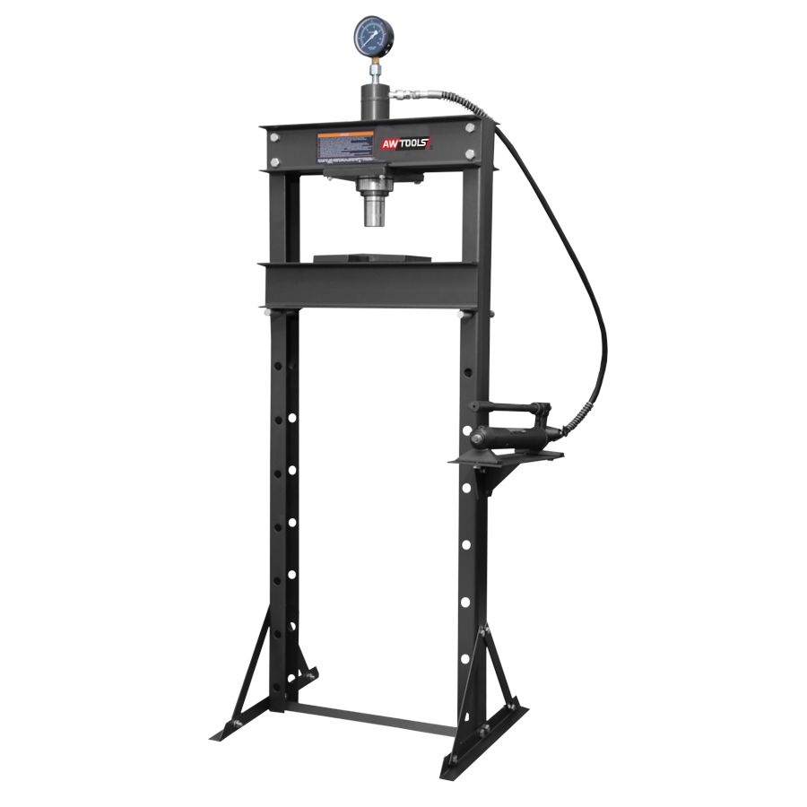 AWTools Prasa hydrauliczna z manometrem 20T (AW20053)