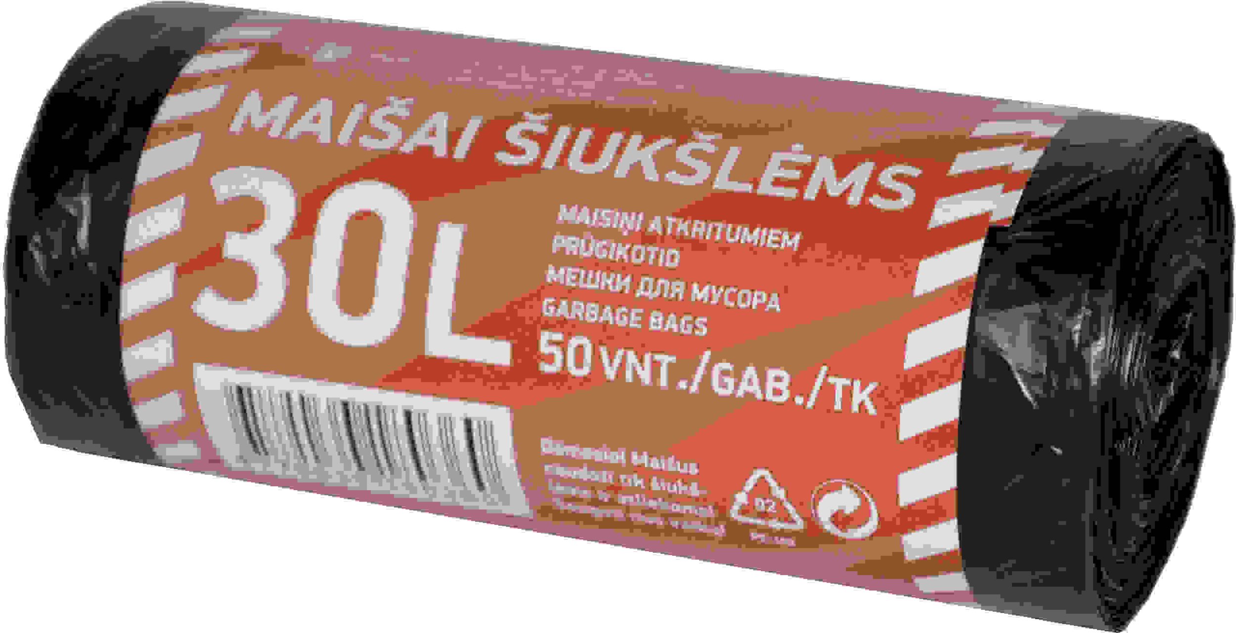 GARBAGE BAGS 30 L 8 MK 50 PCS.