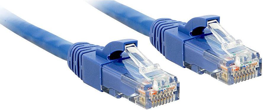 Lindy Patchcord Cat.6, U/UTP, 1m, niebieski (48017)