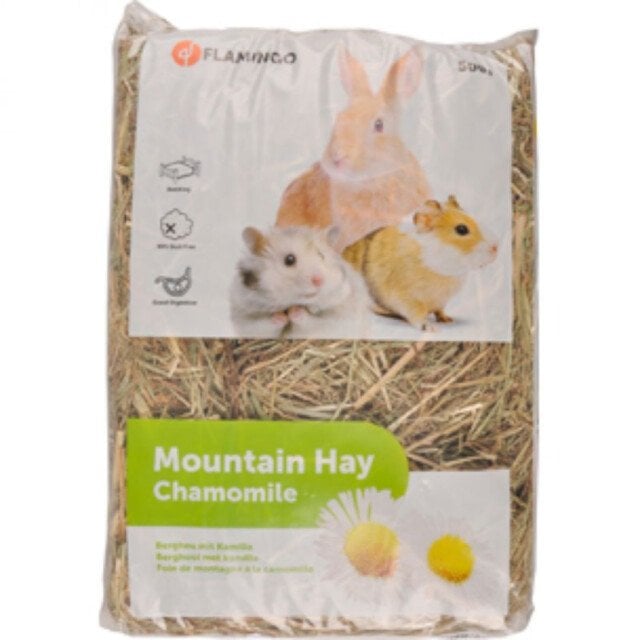 RODENT HAY FLAMINGO WITH CHAMOMILE 500G