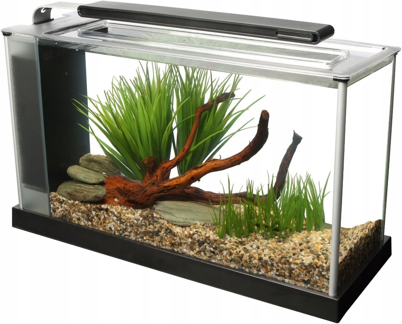 Hagen Akwarium szklane Fluval SPEC V z LED, 19L, 52 cm x 29.5 cm x 19 cm, czarne