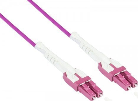 Alcasa LW-U830LC4 kabel InfiniBand / światłowodowy 30 m 2x LC Fioletowy
