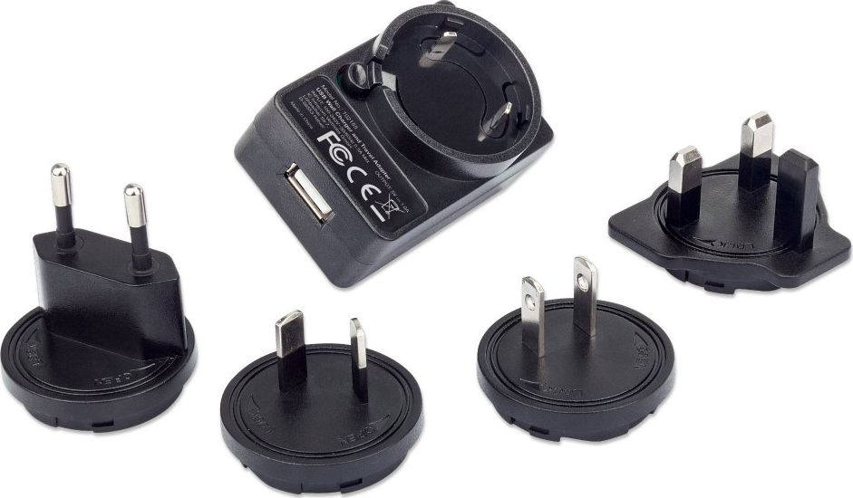 Ładowarka Manhattan 1x USB-A 1 A (102155)