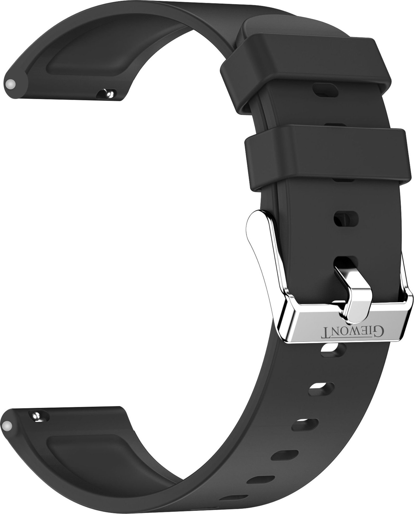 Pasek do Smartwatch Giewont GW230 Silikonowy CZARNY GWP230-2