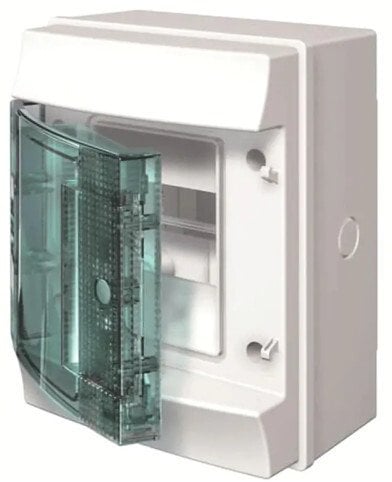 Rozdzielnica modułowa natynkowa hermetyczna Mistral65 1x4 4M IP65 drzwi transp. 65P04X12 1SL1200A00