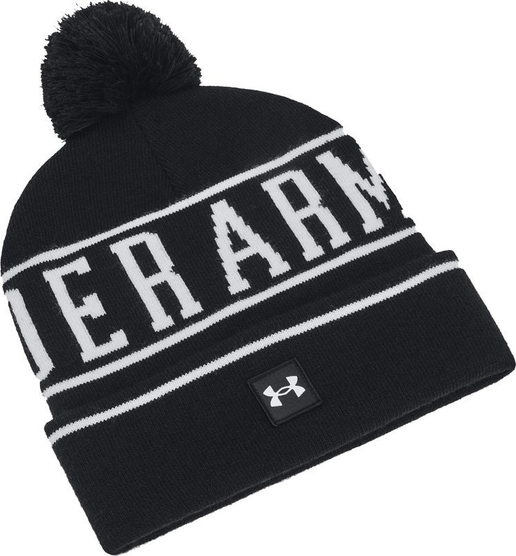 Czapka zimowa Under Armour Halftime Pom Beanie czarna