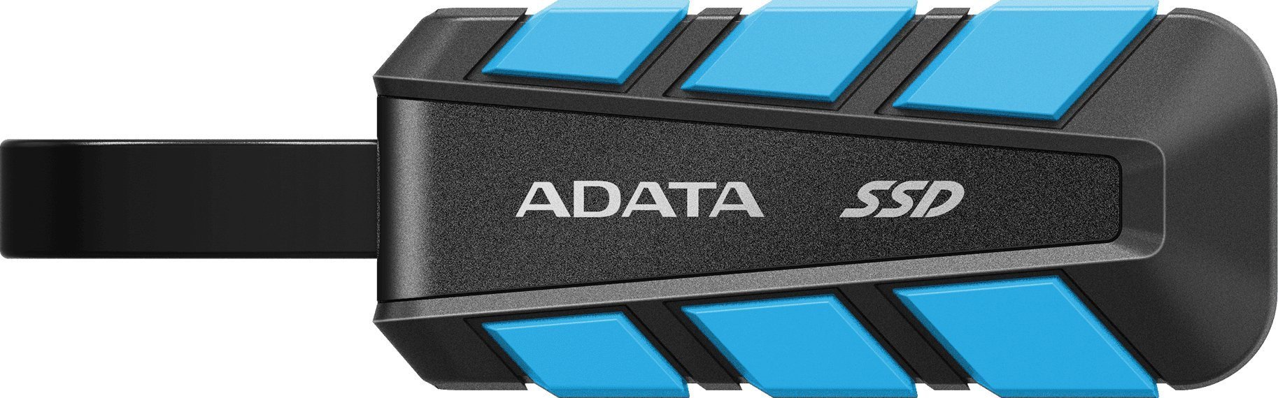 Dysk zewnętrzny SSD ADATA SC740 2TB Czarno-niebieski (SC740-2000G-CBU)