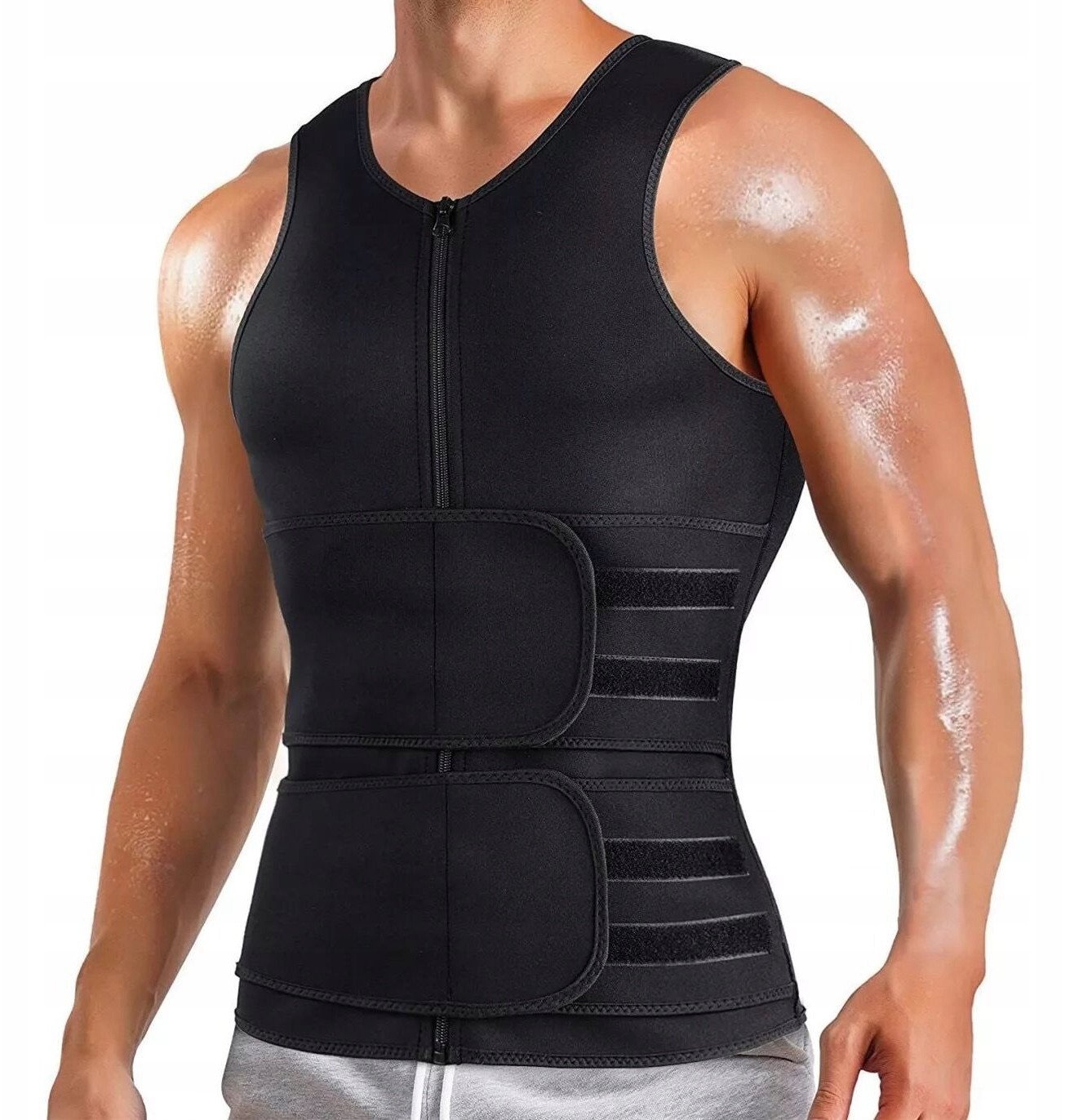 KAMIZELKA MĘSKA NEOPREN SIŁOWNIA MODELUJĄCA XXXL