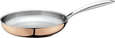 Patelnia Hurtel Patelnia miedziana, śred. 24 cm, miedź/stal nierdzewna 18/10 CULINOX / Spring