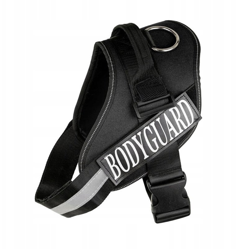 Szelki Bodyguard dla psa, czarny, L, 65-85 cm