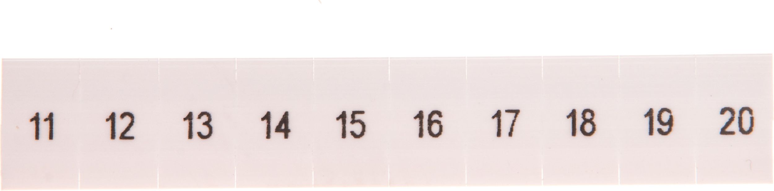 Phoenix Contact Oznacznik do zacisków ZB 6 LGS:11-20 10szt. (1051016:0011)